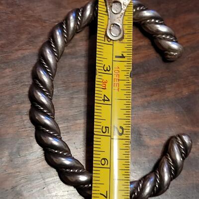 Lot 146: Old Pawn Navajo Cuff Bracelet