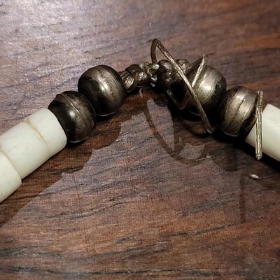 Lot 147: Santo Domingo Heishi Necklaces (2)