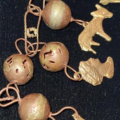 Lot 148: Vintage Mexican Milagros Necklace