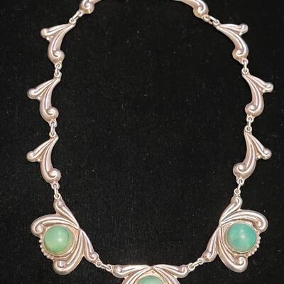 Lot 152: TAXCO Necklace Signed by Maker