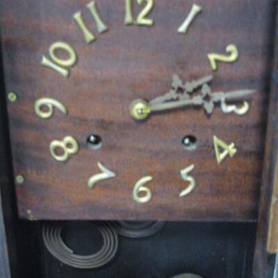 Vintage Arts & Crafts Mantel Clock