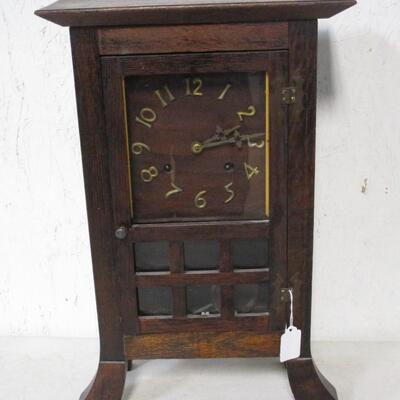 Vintage Arts & Crafts Mantel Clock
