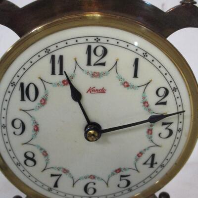 Kundo Germany Brass & Glass Clock