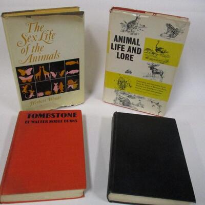 Vintage Books - Tombstone - The Wall Of Jericho - Animal Life & Lore - The Sex Life Of The Animals