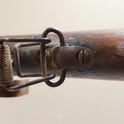 Lot 173: Japanese Type 38 with a Japanese Paratrooper Sling