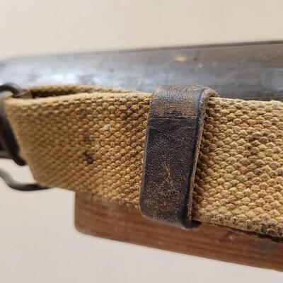Lot 173: Japanese Type 38 with a Japanese Paratrooper Sling