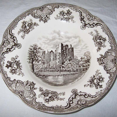 MS Johnson Brothers Large Rim Soup Bowl Old British Castles