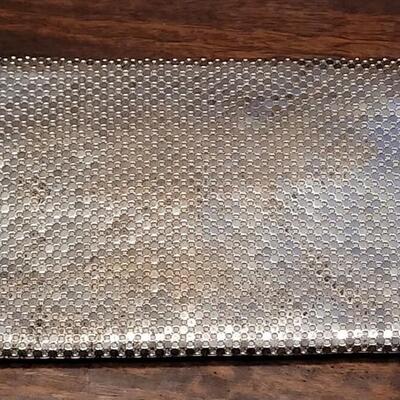 Lot 179: Vintage Whiting & Davis Co. Silver Mesh Handbag