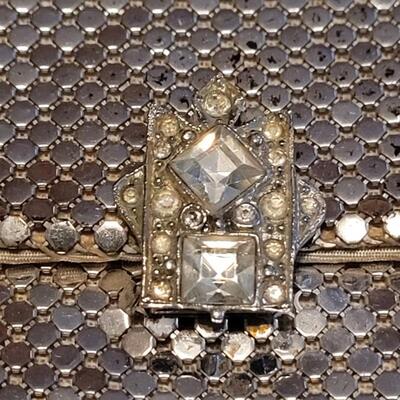Lot 179: Vintage Whiting & Davis Co. Silver Mesh Handbag