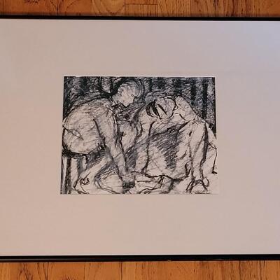 Lot 185: Original Untitled Artwork by BARBARA LEYENDECKER
