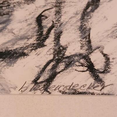 Lot 185: Original Untitled Artwork by BARBARA LEYENDECKER