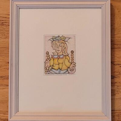 Lot 188: Original Artwork "Picasso Woman with Krispy Kreme" by BILL AMUNDSON