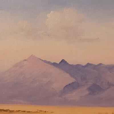 Lot 189: Original Artwork "Sandia Mountains" by WILLARD PAGE