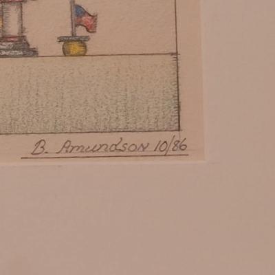 Lot 189: Original Artwork "Liberty Franchise #2" by BILL AMUNDSON