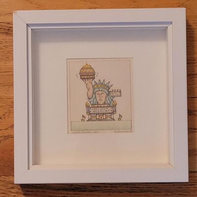 Lot 189: Original Artwork "Liberty Franchise #2" by BILL AMUNDSON