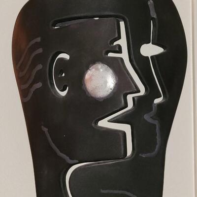 Lot 191: Original Metal Artwork "Naked Cheek" by W.K.S.