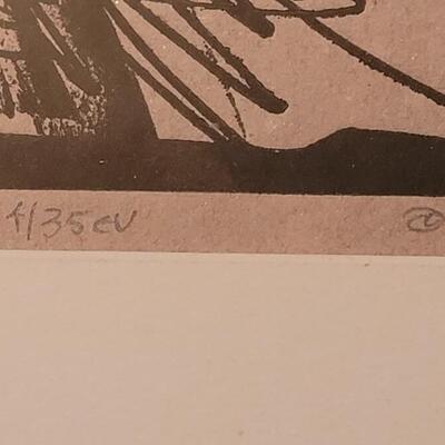 Lot 192: Original Artwork "Taos Winds"  by BARBARA LEYENDECKER