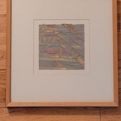 Lot 193: Original Collage "Ze tinta Verde"  Artwork by BARBARA LEYENDECKER