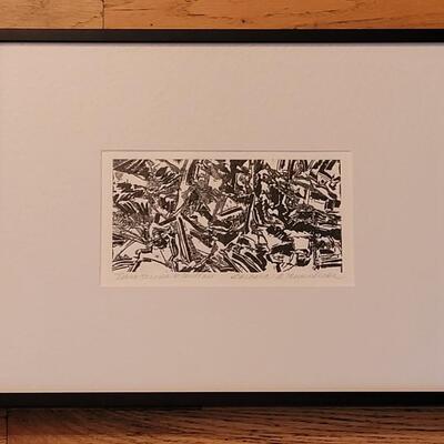 Lot 195: ORIGINAL Etching "Terra Firma With Contrast" by BARBARA LEYENDECKER