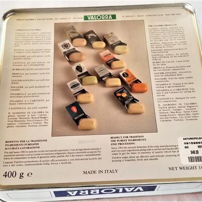 Lot #231  Gift box of Valobra (Italian) luxury soaps - unused