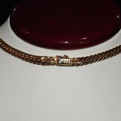 Italian 14kt gold necklace