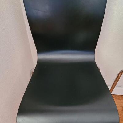 Lot 199: (4) Mid Century Black Chairs