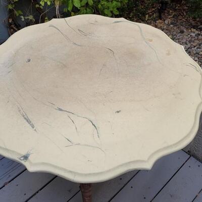 Lot 203: Vintage Cast Iron English Pub Table