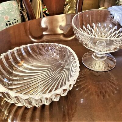 Lot #242   Lot of Two Beautiful Crystal Bowls
