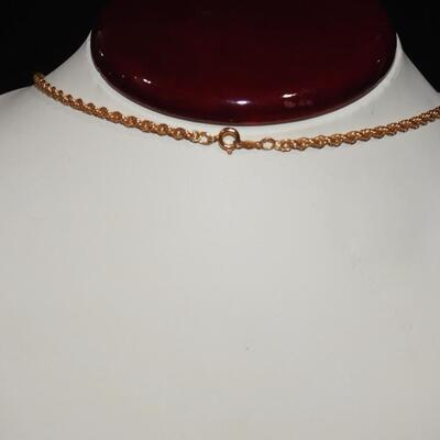 12 kt 24" Gold rope chain