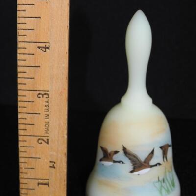 Ceramic Hand Painted Geese Bell