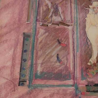 Lot 211: Original Artwork "Window Fashion au Courante with Jubilation" by BARBARA LEYENDECKER