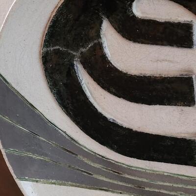 Lot 212: Ceramic Plate Marked by Artist