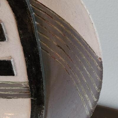 Lot 212: Ceramic Plate Marked by Artist