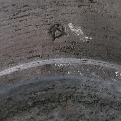 Lot 212: Ceramic Plate Marked by Artist