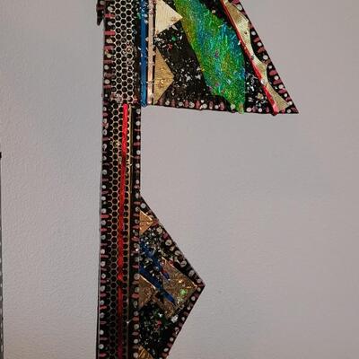 Lot 214: Original Painted Assemblage Wood Sculptures by BARBARA LEYENDECKER