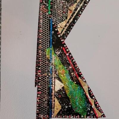 Lot 214: Original Painted Assemblage Wood Sculptures by BARBARA LEYENDECKER