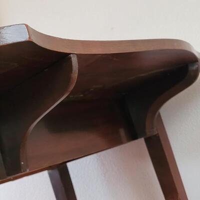 Lot 220: Antique Kittinger Gainsborough Chippendale Handpainted Drop Leaf Table