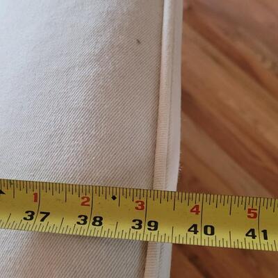 Lot 223: Antique Couch Covered with A Canvas Colored Cover