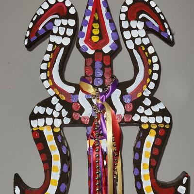 Lot 228: Original Painted Assemblage Wood Sculptures by BARBARA LEYENDECKER