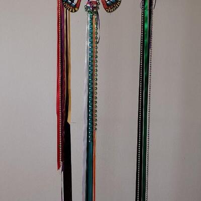 Lot 228: Original Painted Assemblage Wood Sculptures by BARBARA LEYENDECKER