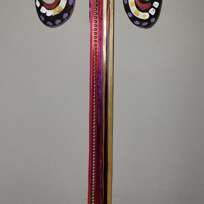 Lot 228: Original Painted Assemblage Wood Sculptures by BARBARA LEYENDECKER