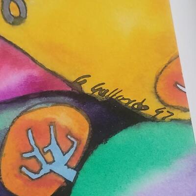 Lot 230: Original Watercolor Artwork Signed by Artist
