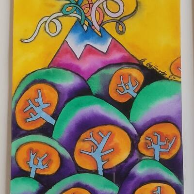 Lot 230: Original Watercolor Artwork Signed by Artist