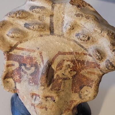 Lot 231 Pre-Columbian MesoAmerican Pottery Artifact with Original Paint