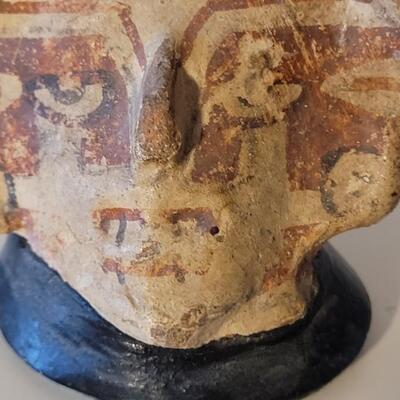 Lot 231 Pre-Columbian MesoAmerican Pottery Artifact with Original Paint