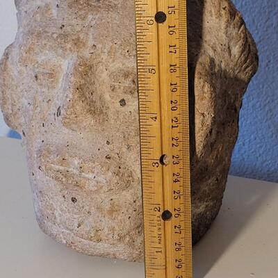 Lot 234: Pre-Columbian MesoAmerican Heads Sculpture
