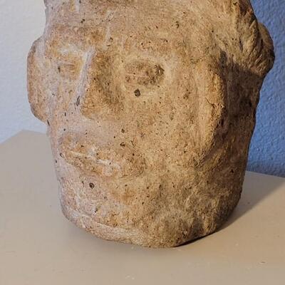 Lot 234: Pre-Columbian MesoAmerican Heads Sculpture
