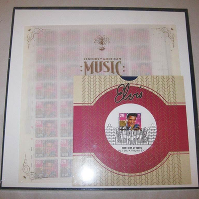 MS 1993 Elvis Presley Stamps First Day Issue Memphis Legends Music Complete Collect