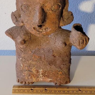 Lot 235: Pre-Columbian MesoAmerican Nayarit Statue Artifact