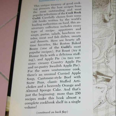 MS 1972 Best Recipes From Cook Book Guild Intro James Beard 1st Edition Book Club